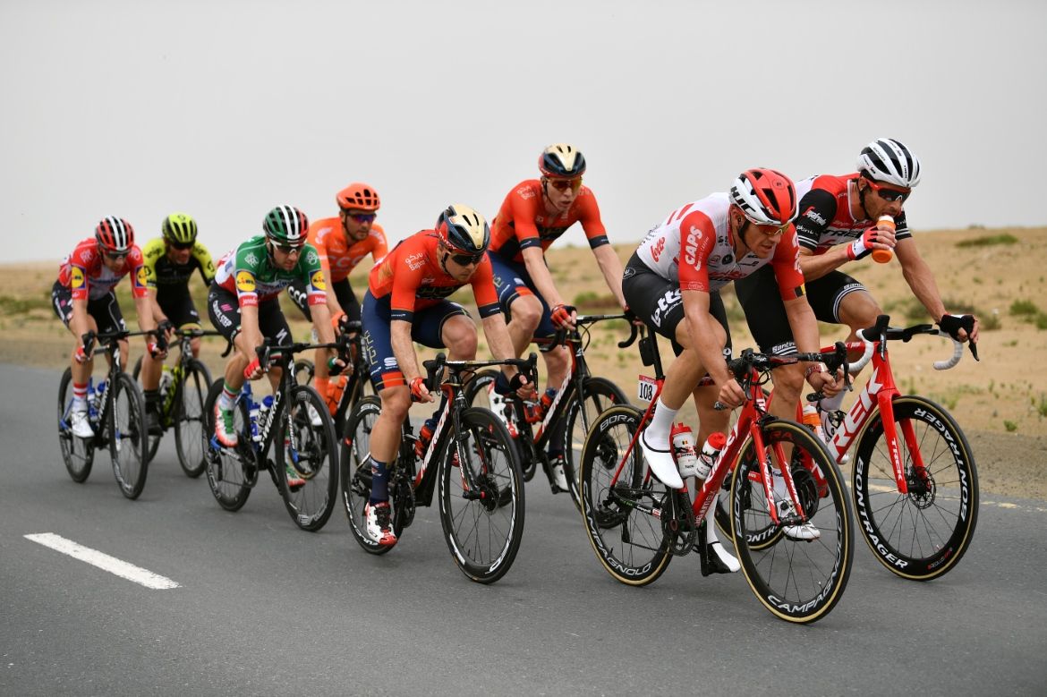 The break worked well together to open a nine-minute gap on the peloton