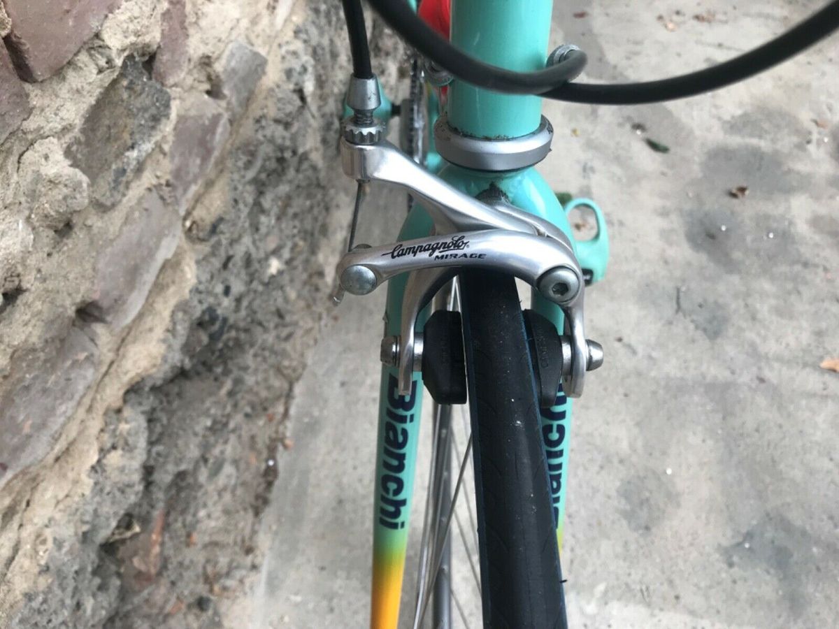 The front brake, Campagnolo Mirage