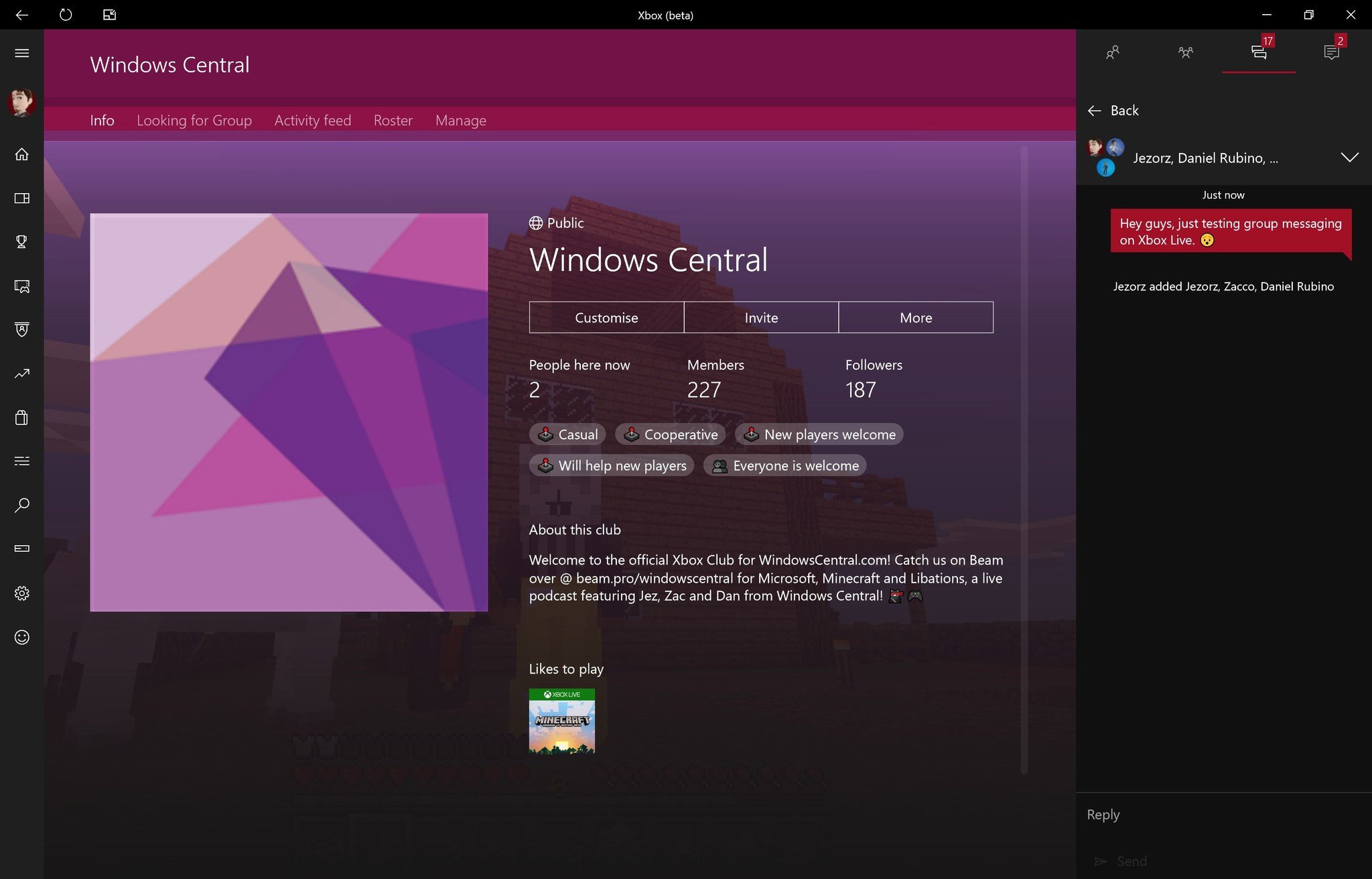 Windows 10 Beta. Xbox Beta Test. Sugary Spire Beta 10.3. Программа и привью мультивью.