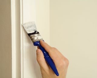 painting a door frame