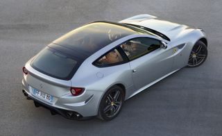 Rooftop view of Ferrari's four-seater FF
