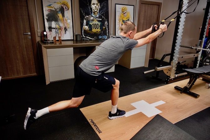 Team Ineos rider Chris Froome demonstrates that he&rsquo;s on his way back to full fitness