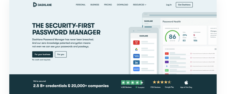 Dashlane Review: Pros & Cons, Features, Ratings, Pricing and more ...