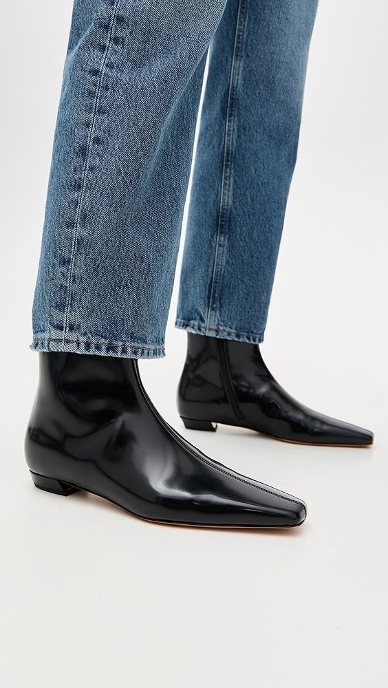 Proenza Schouler Trap Flat Ankle Boots