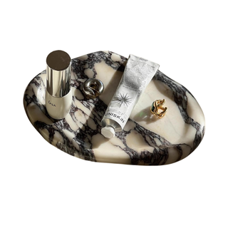 Marble vanity dish