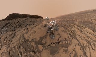 Mars Rover Image of Murray Buttes