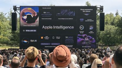 WWDC 2026 showing Apple Intelligence features.