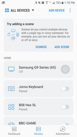 Connect Samsung TV to Alexa - Samsung SmartThings app device discovery