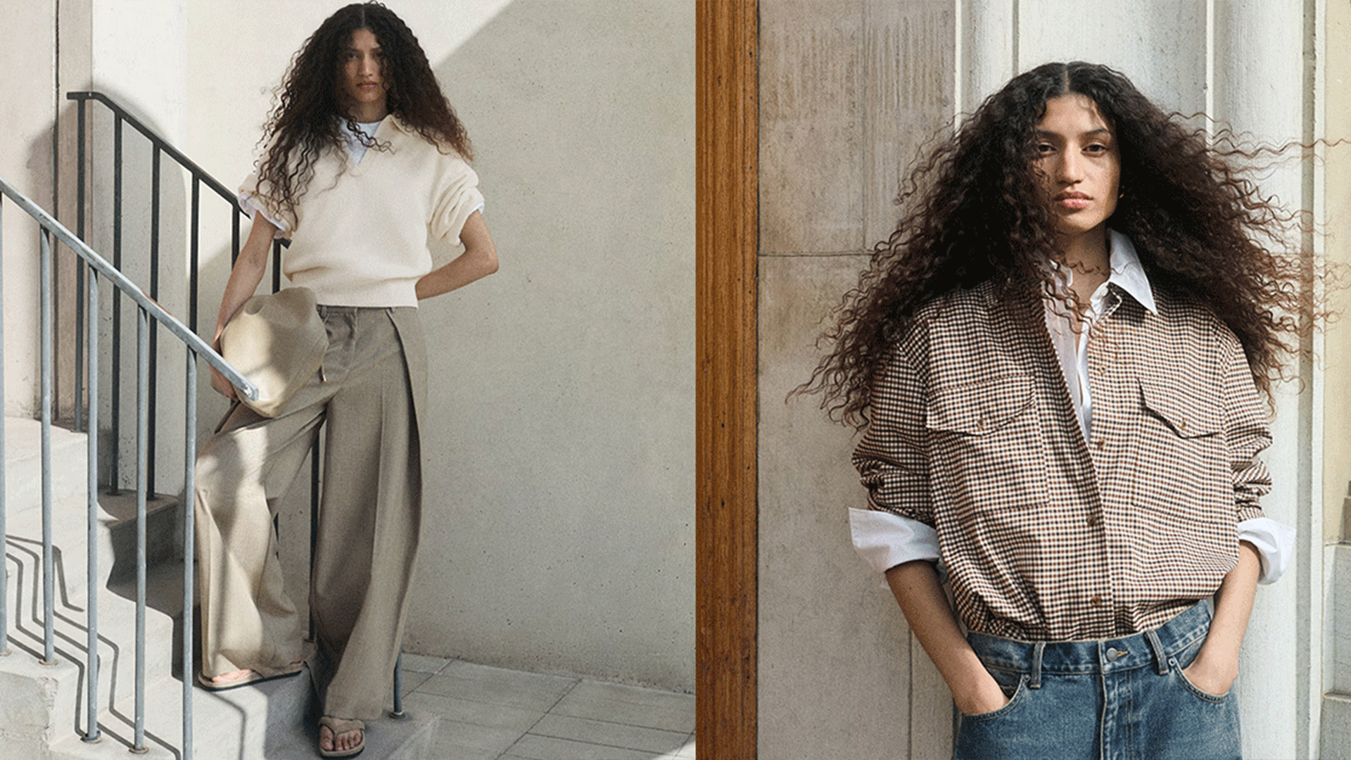Women wear H&M clothing.
