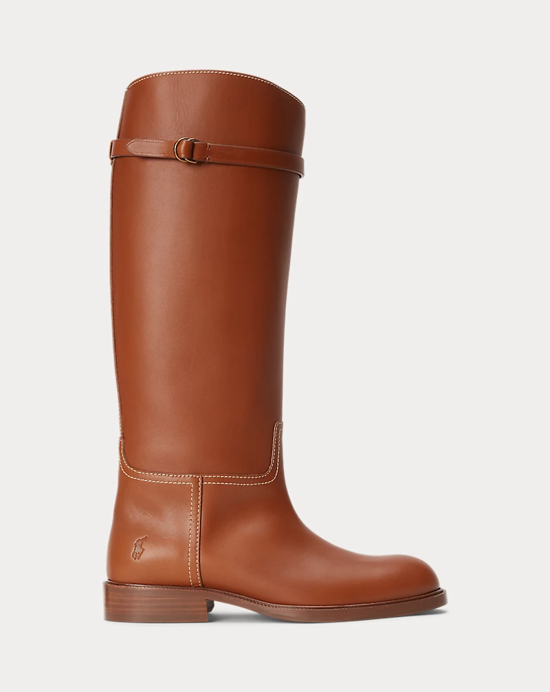 Calfskin Tall Riding Boot