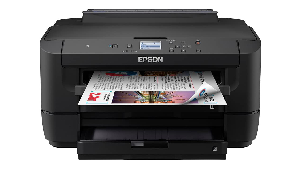 Epson WorkForce WF-7210DTW printer on white background