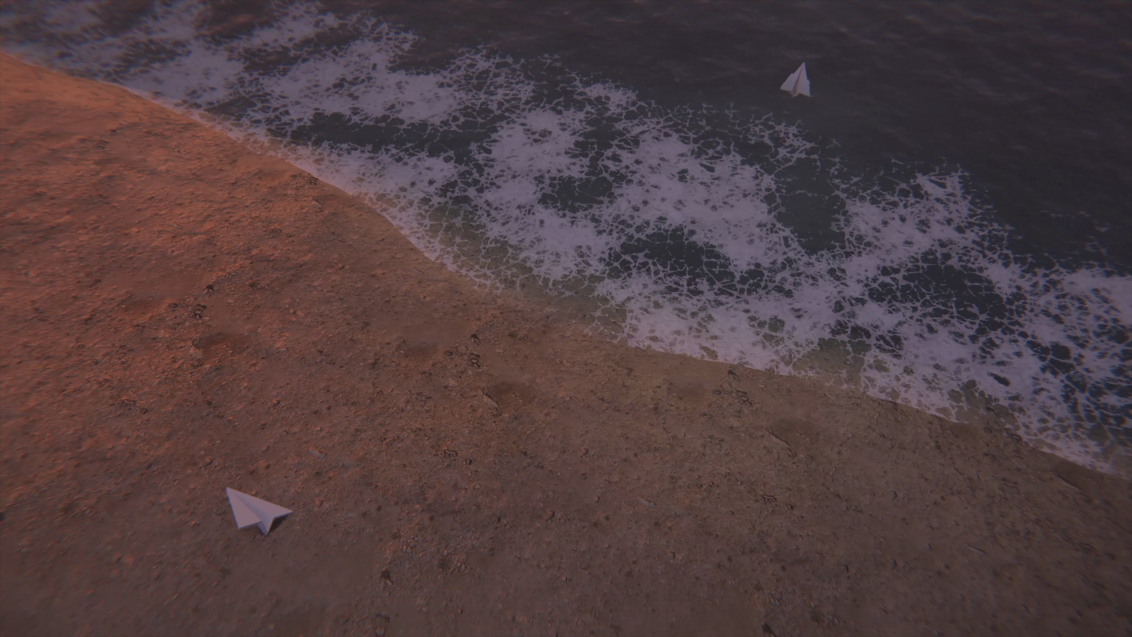 Image of a sparse environment from the indie game Drifted