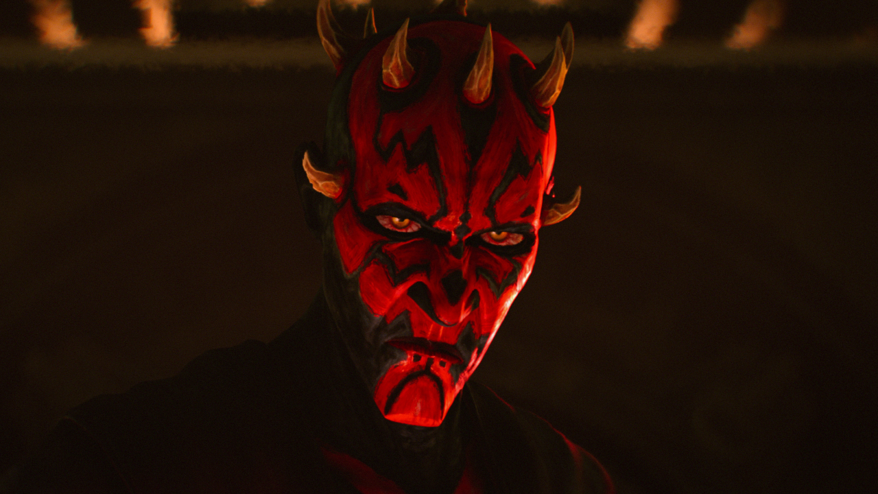 Maul (Sam Witwer) looks unimpressed on Maul &ndash; Shadow Lord. 