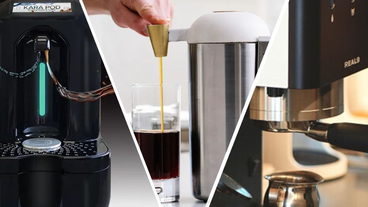 Three coffee makers demonstrated at CES 2025