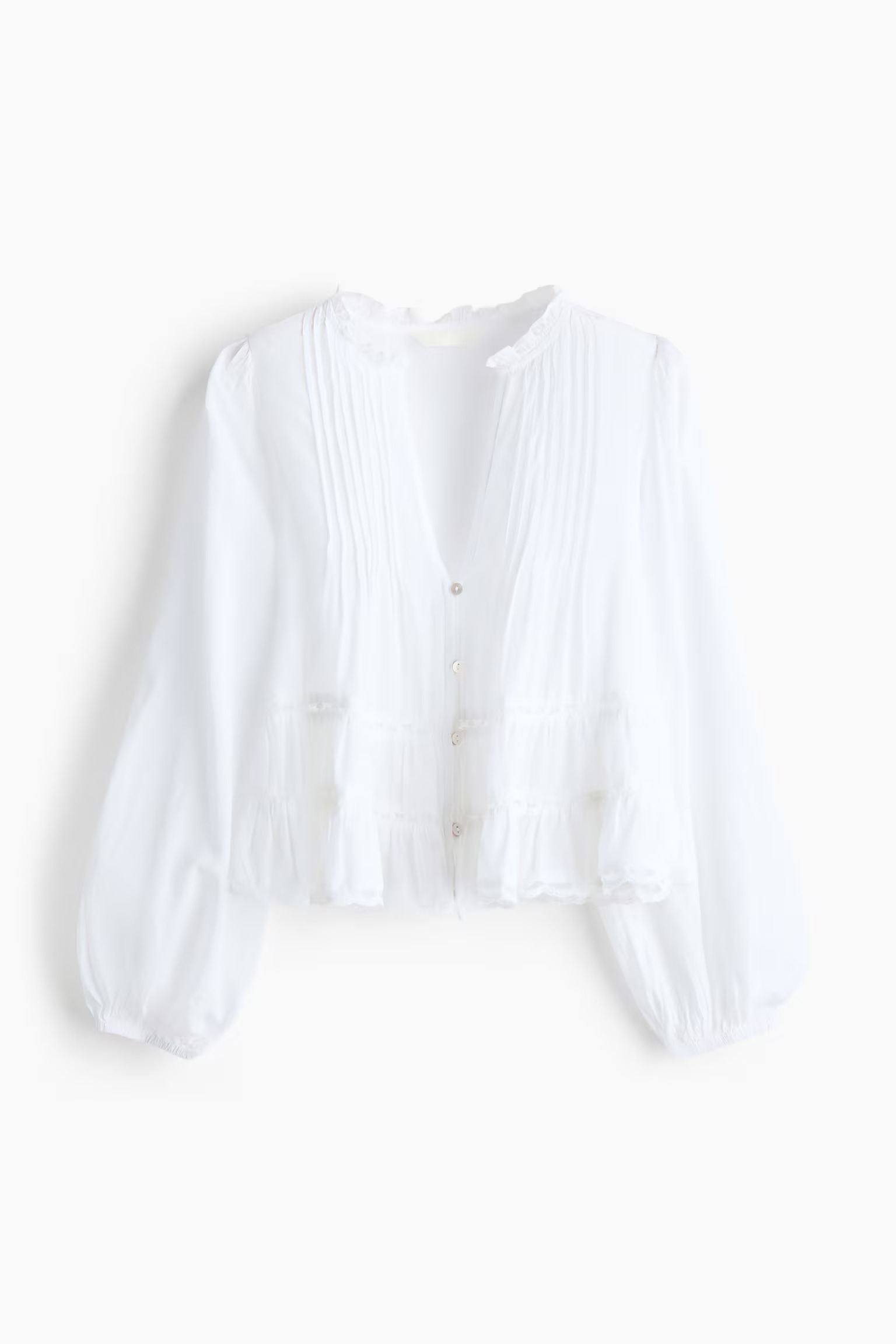 Broderie Anglaise Cotton Blouse