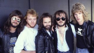 Axe in 1982, group portrait