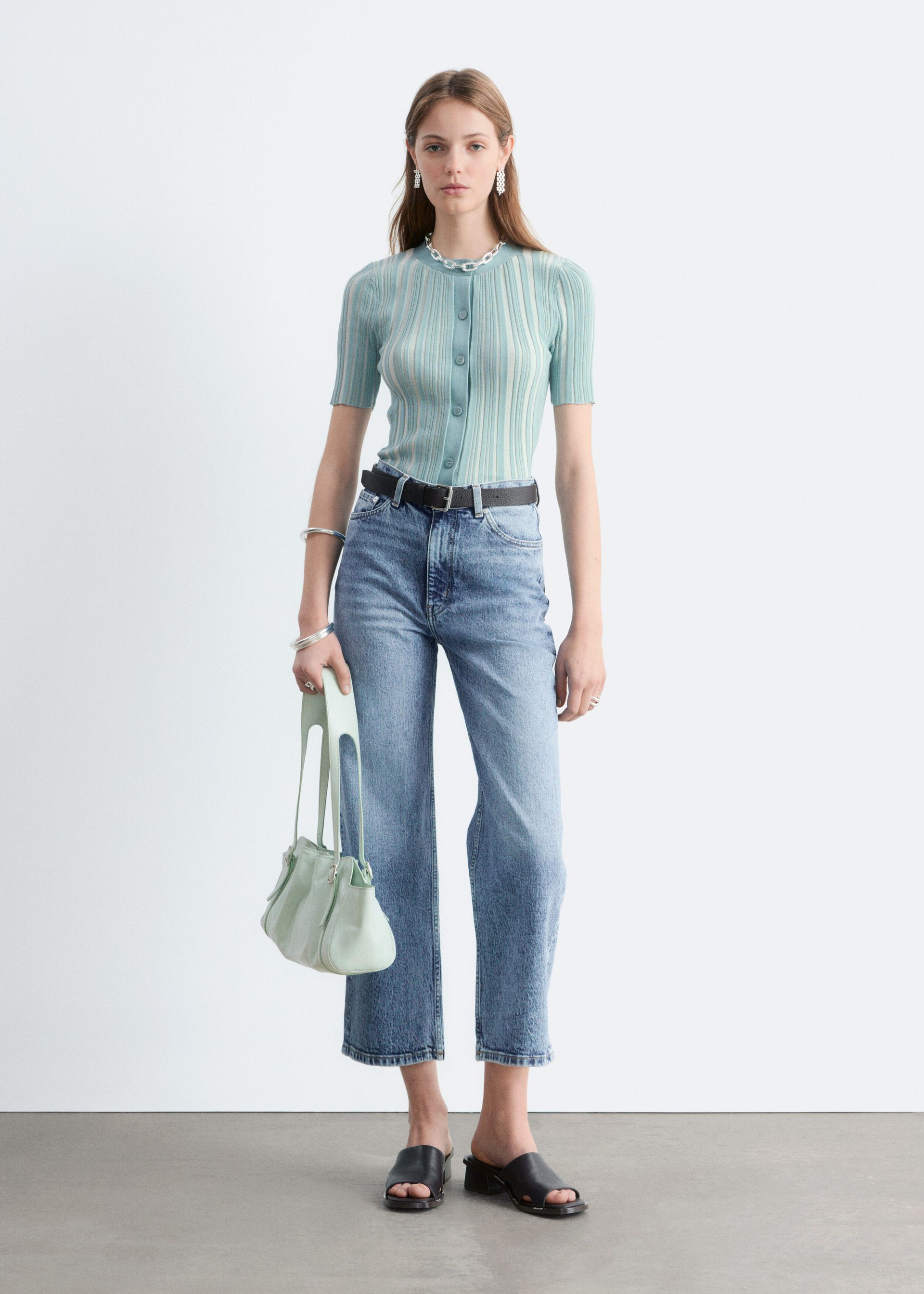 Cropped Wide-Leg Jeans