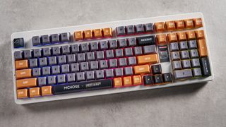 A retro-inspired McHose x Unbox Therapy UT98 mechanical keyboard