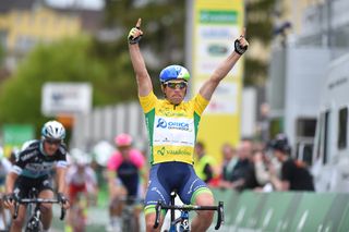 Michael Albasini (Orica-Greenedge) wins stage 3 in Romandie.