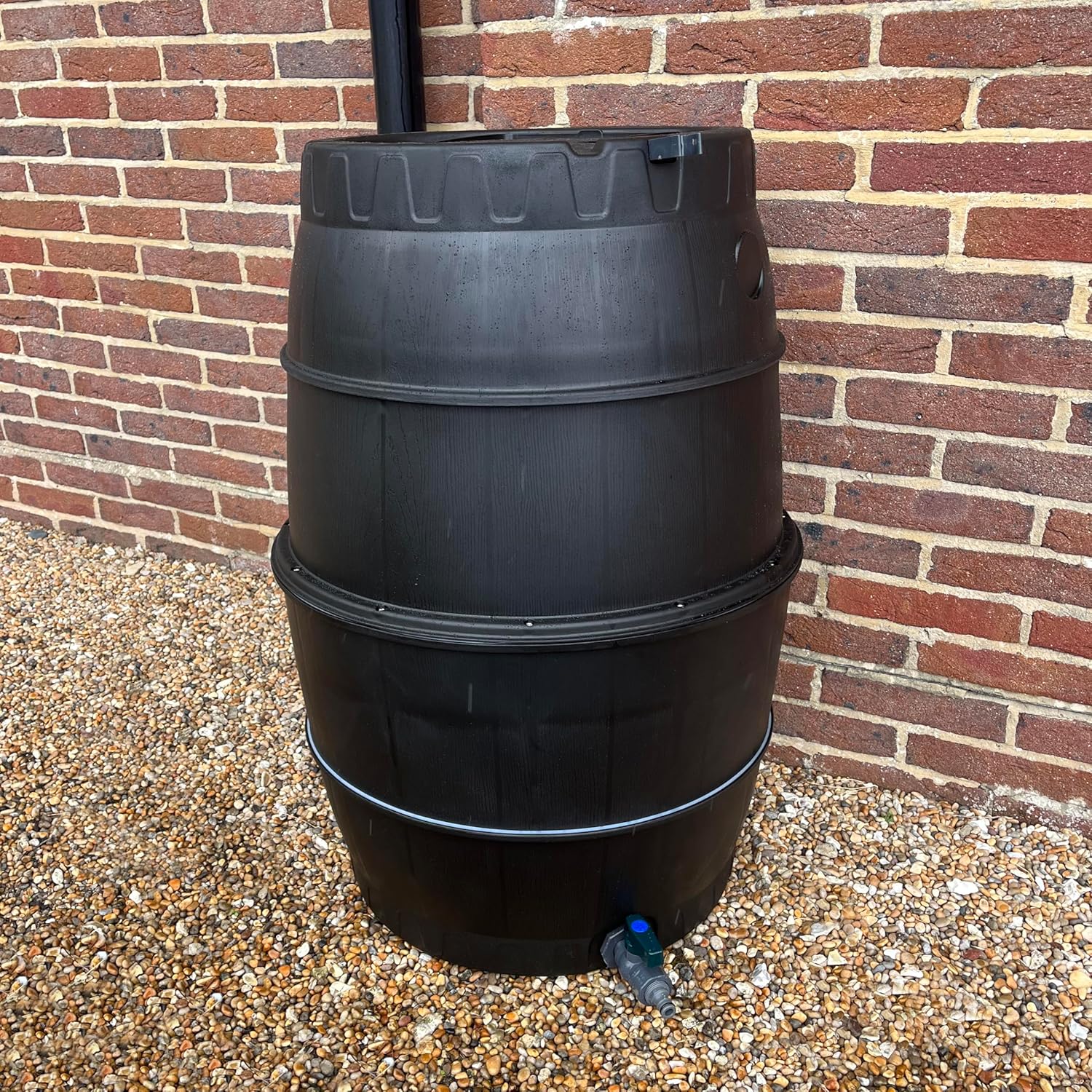 Selections Rain Water Collector Waterbutt Garden Barrel With Tap &amp;amp; Lid (170 Litre)