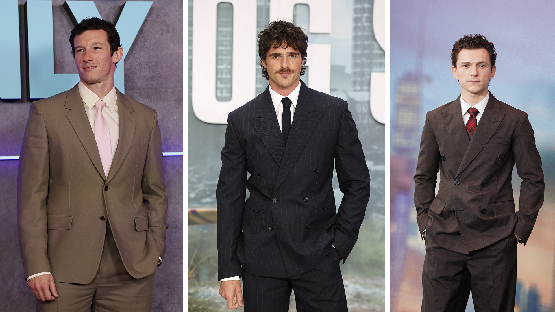 Callum Turner, Jacob Elordi and Tom Holland
