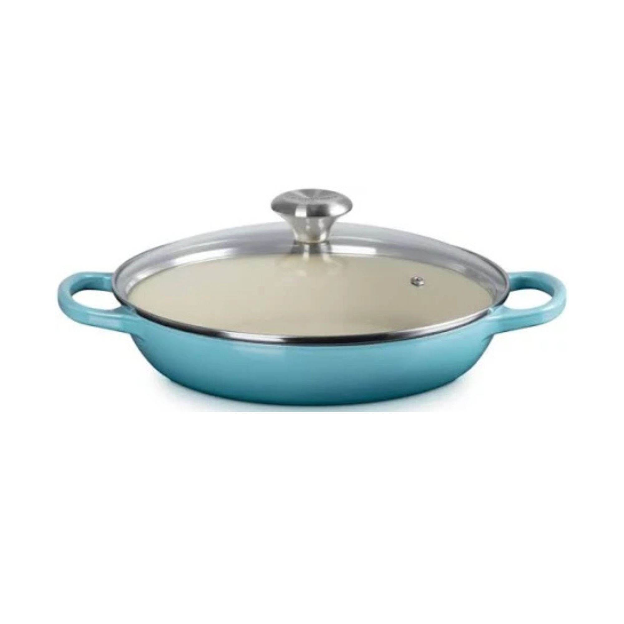 Le Creuset Cast Iron Signature Braiser in Caribbean