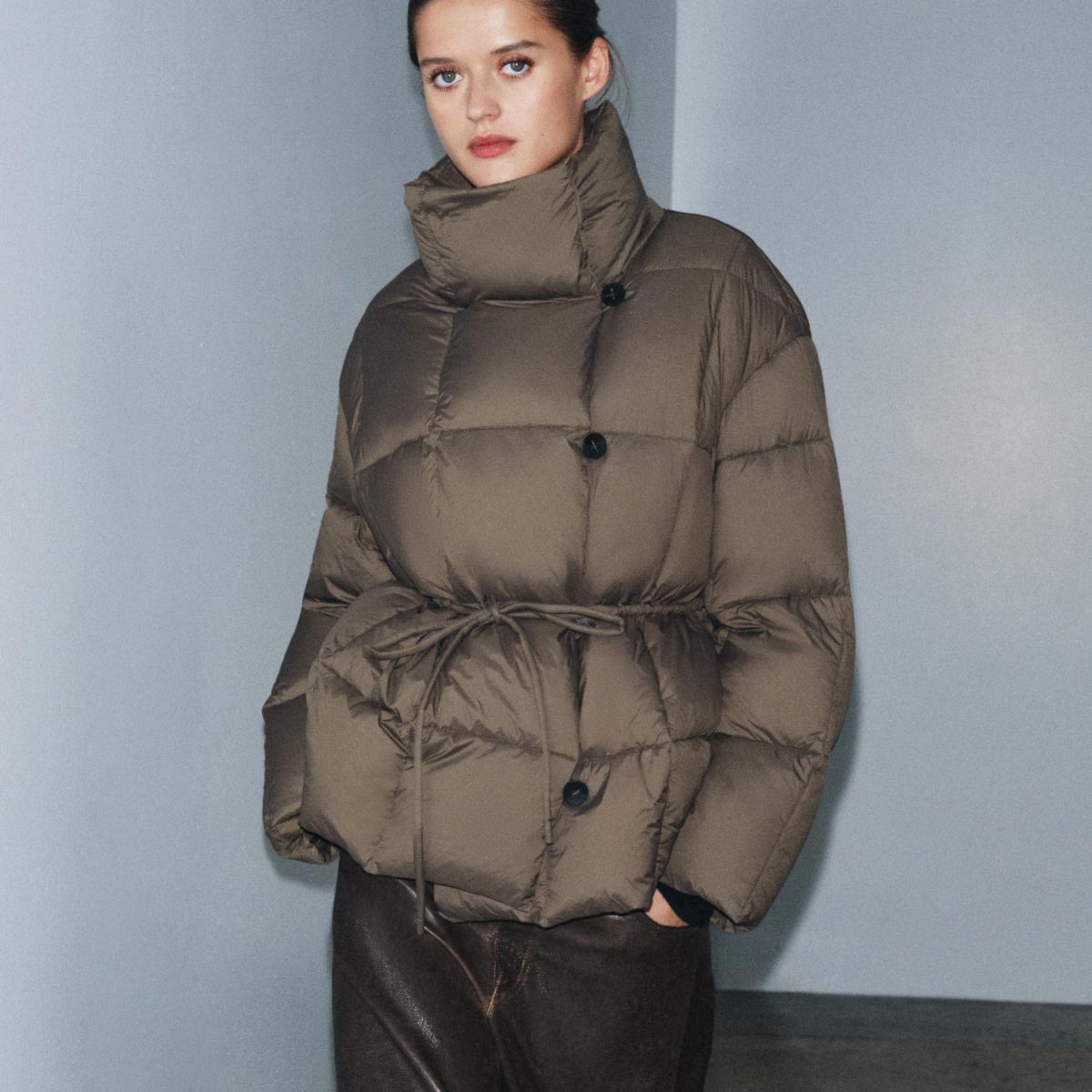Zara puffer coat