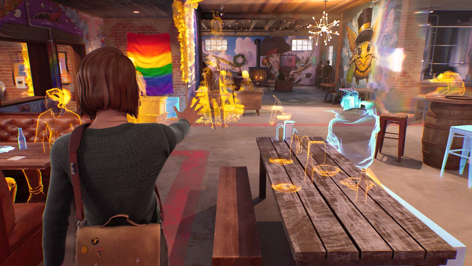 Tangkapan layar Life is Strange Double Exposure Max menggunakan kemampuan Pulse