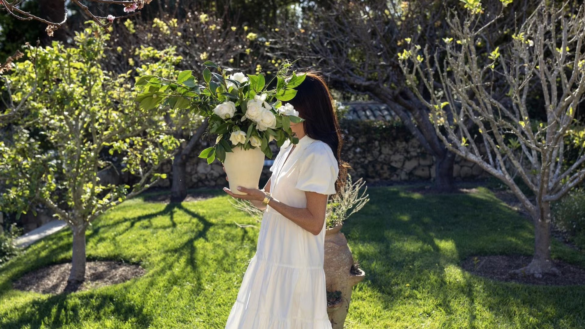 meghan markle white easter shirt dress Meghan Markle Rewears a White Dress for Emotional Outing With Harry