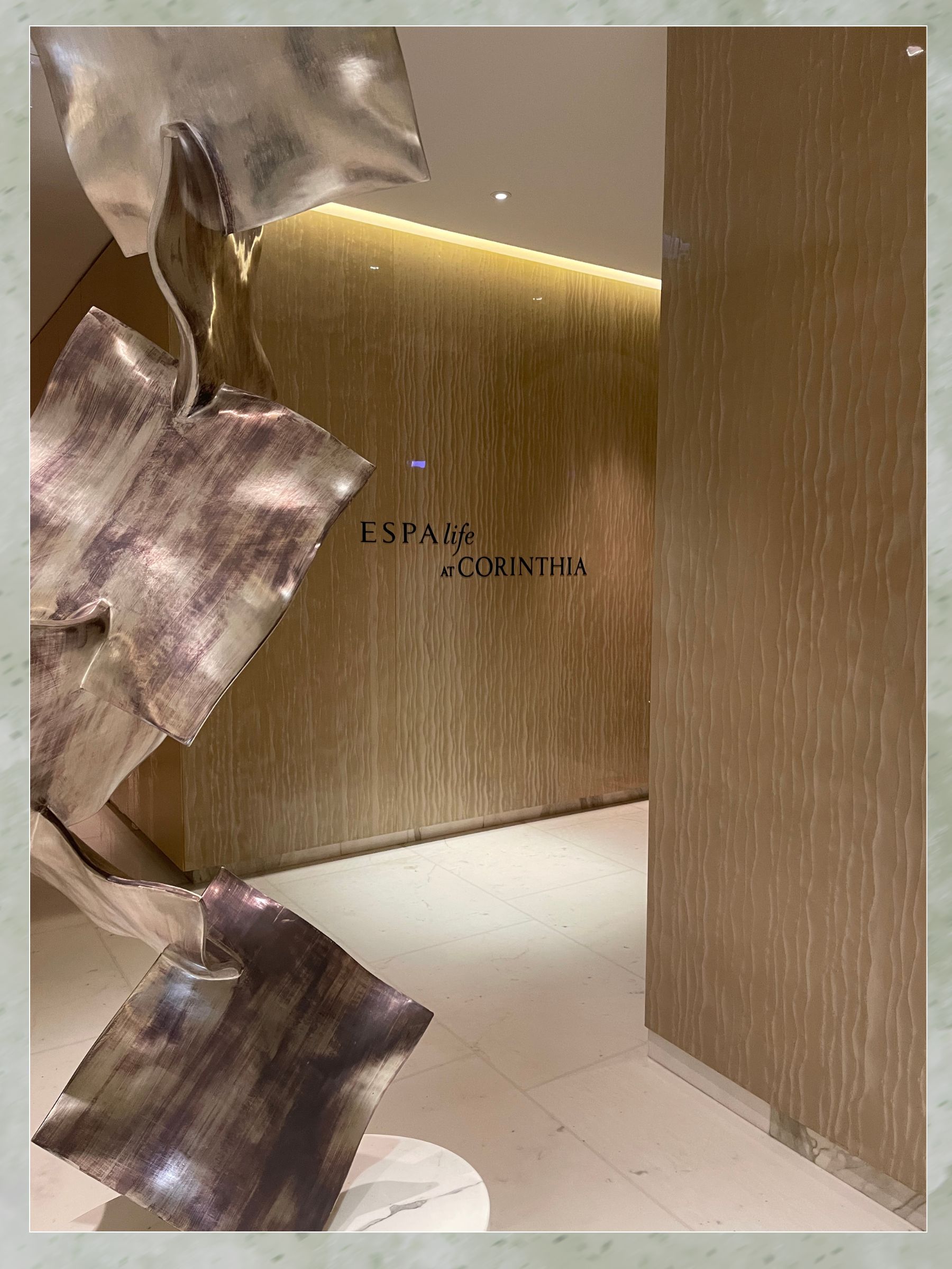 The Espa space at the Corinthia Hotel