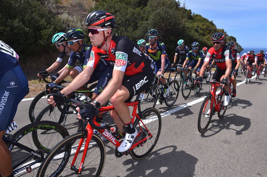 Rohan Dennis on stage 1 of the Giro d'Italia