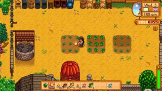 Farming in squares in Stardew Valley