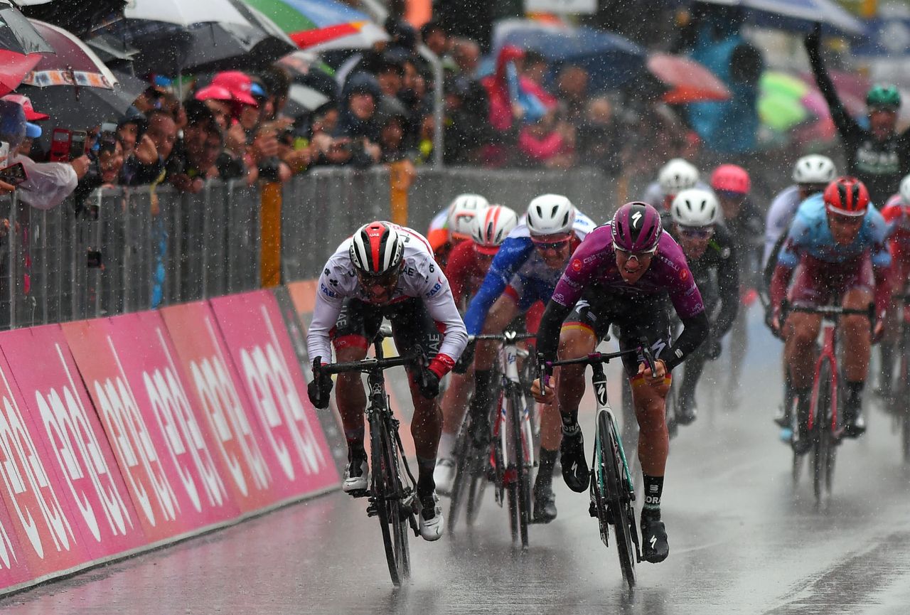 Pascal Ackermann (Bora-Hansgrohe) sprints for the line on stage 5