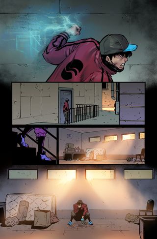 City Boy #1 interior art