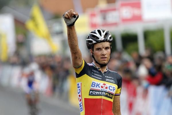 Niels Albert soloed to victory in Ruddervoorde.