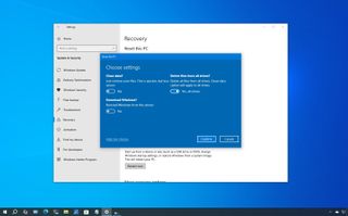 Windows 10 Reset feature