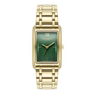 23mm Grove Forest Green 
Gold Bracelet Watch