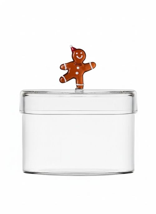 Schiaccianoci Gingerbread Glass Cookie Box