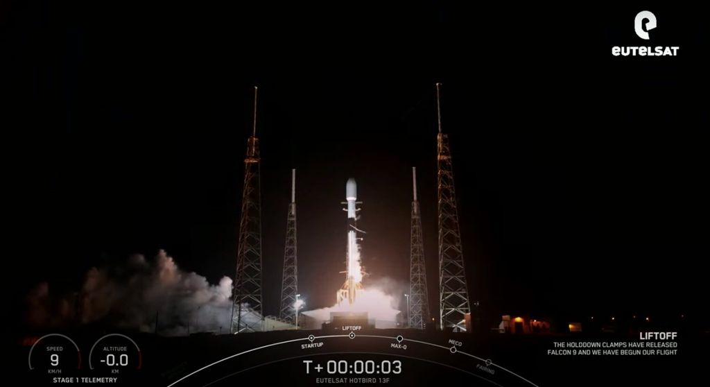 Spacex Launches Telecom Satellite, Lands Rocket On Ship At Sea 