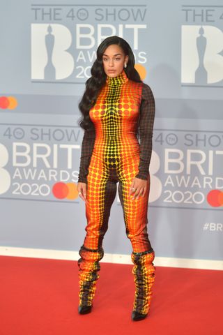 Jorja Smith attends The BRIT Awards 202