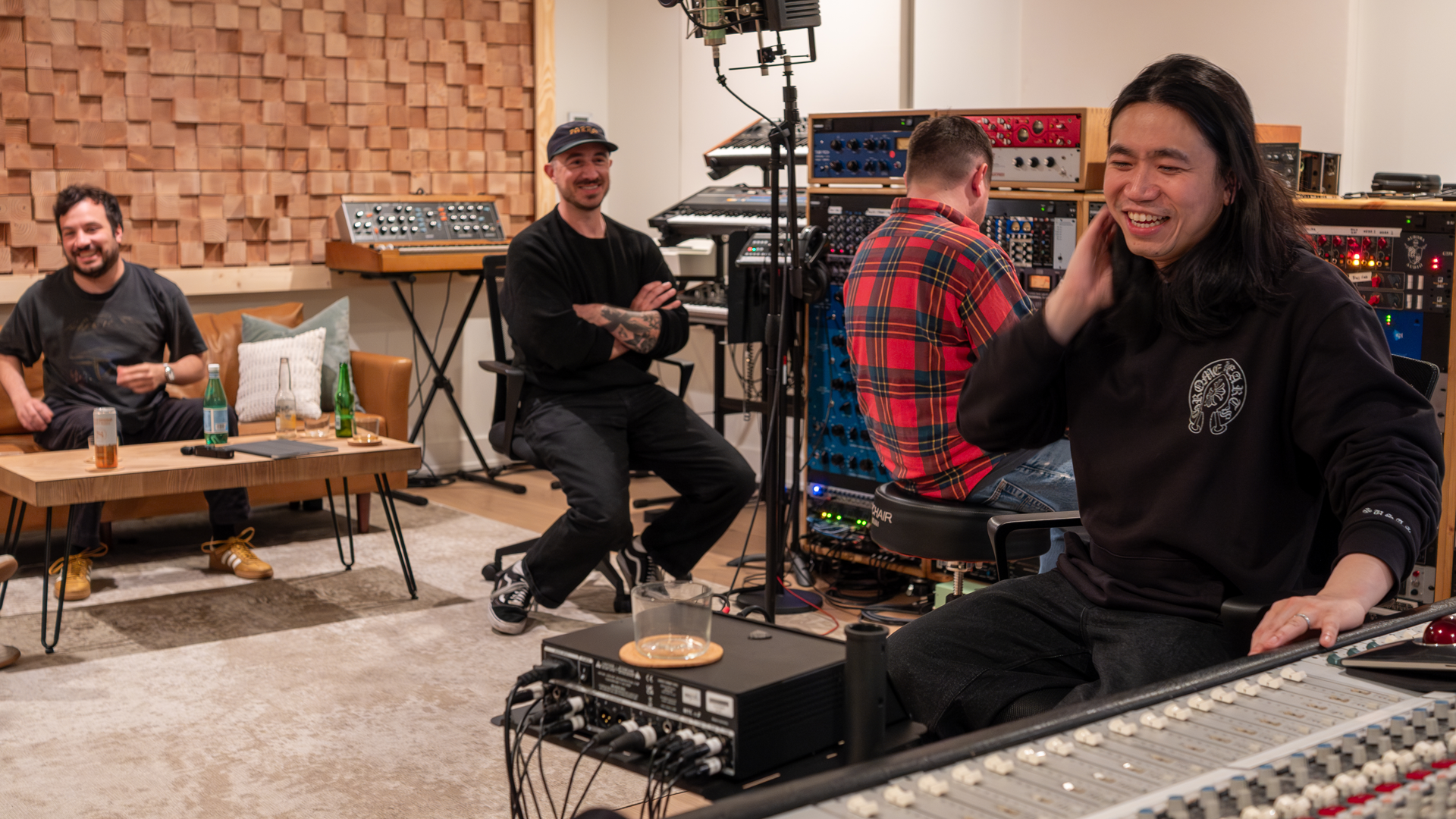 Will Yip in studio