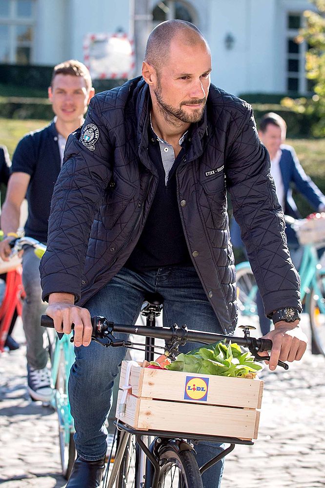 Tom Boonen at Lidl press conference