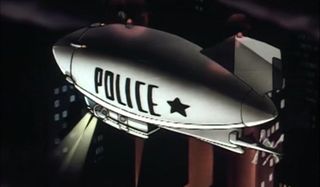 Police airship in Batman: The Animated Series