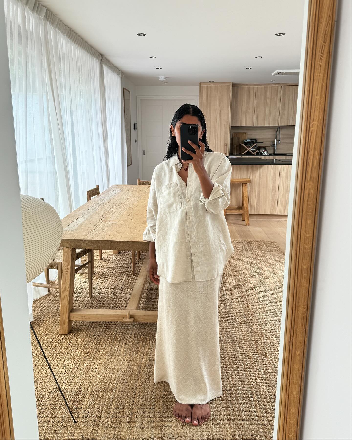 Linen skirt outfits