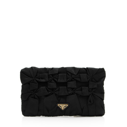 Prada, Origami Diamond Pleated Clutch