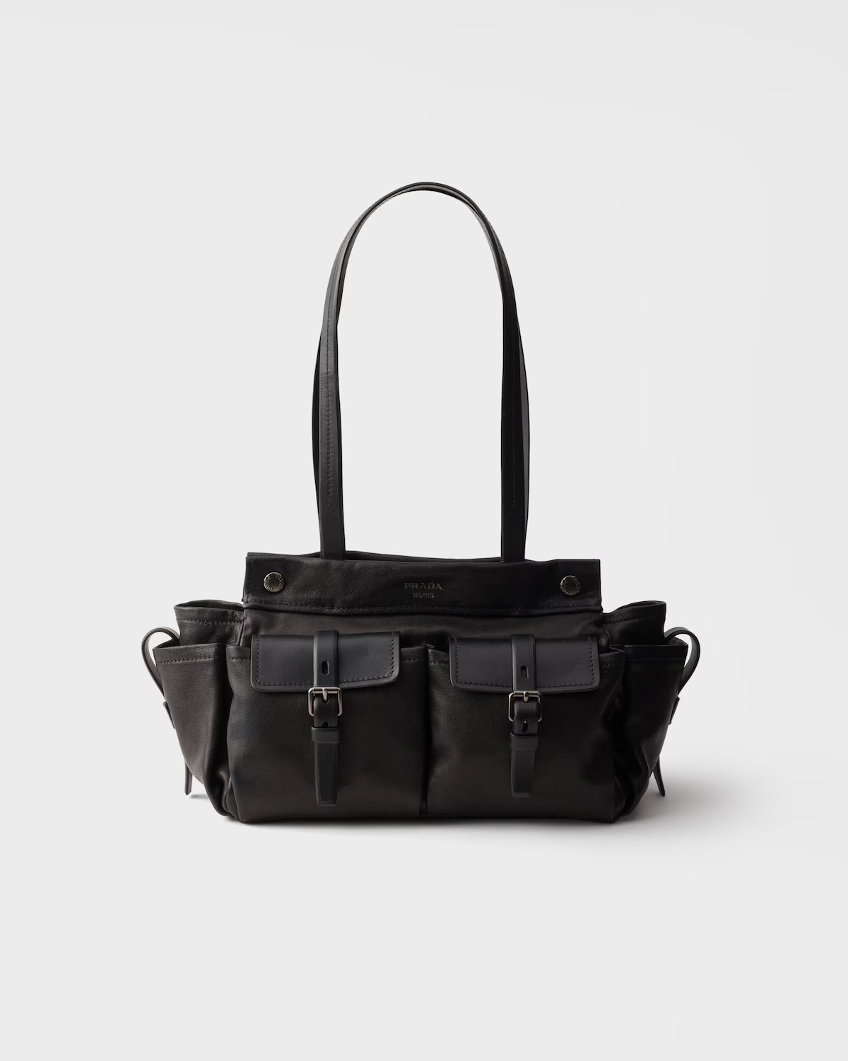 Prada, Route Medium Leather Tote Bag