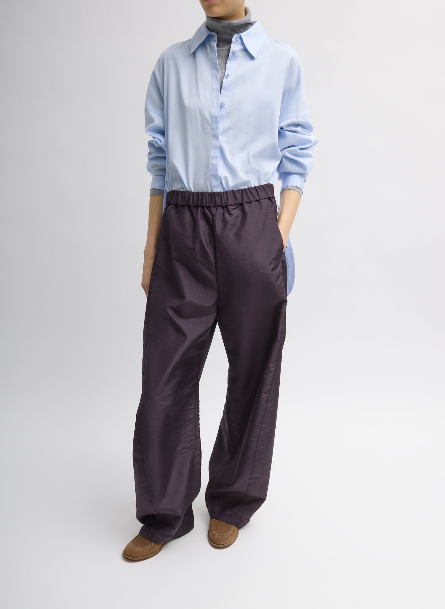 Crispy Nylon Winslow Pant - Eggplant / Xxs-S / T000nn3345