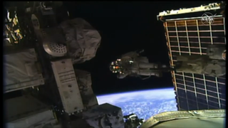 Astronauts Christina Koch and Jessica Meir complete the first spacewalk with an all-women team.