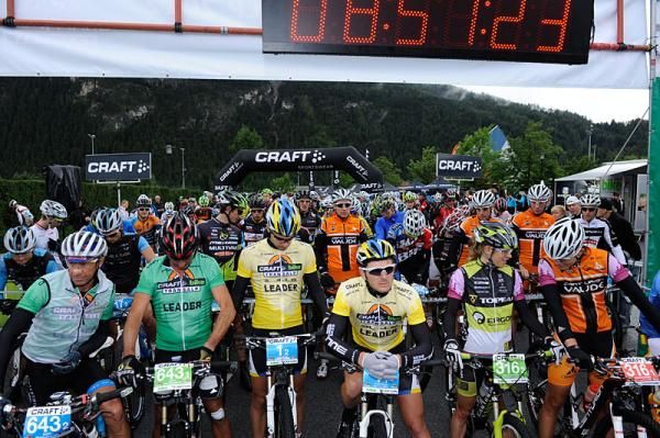 Start line with the category leaders in front.