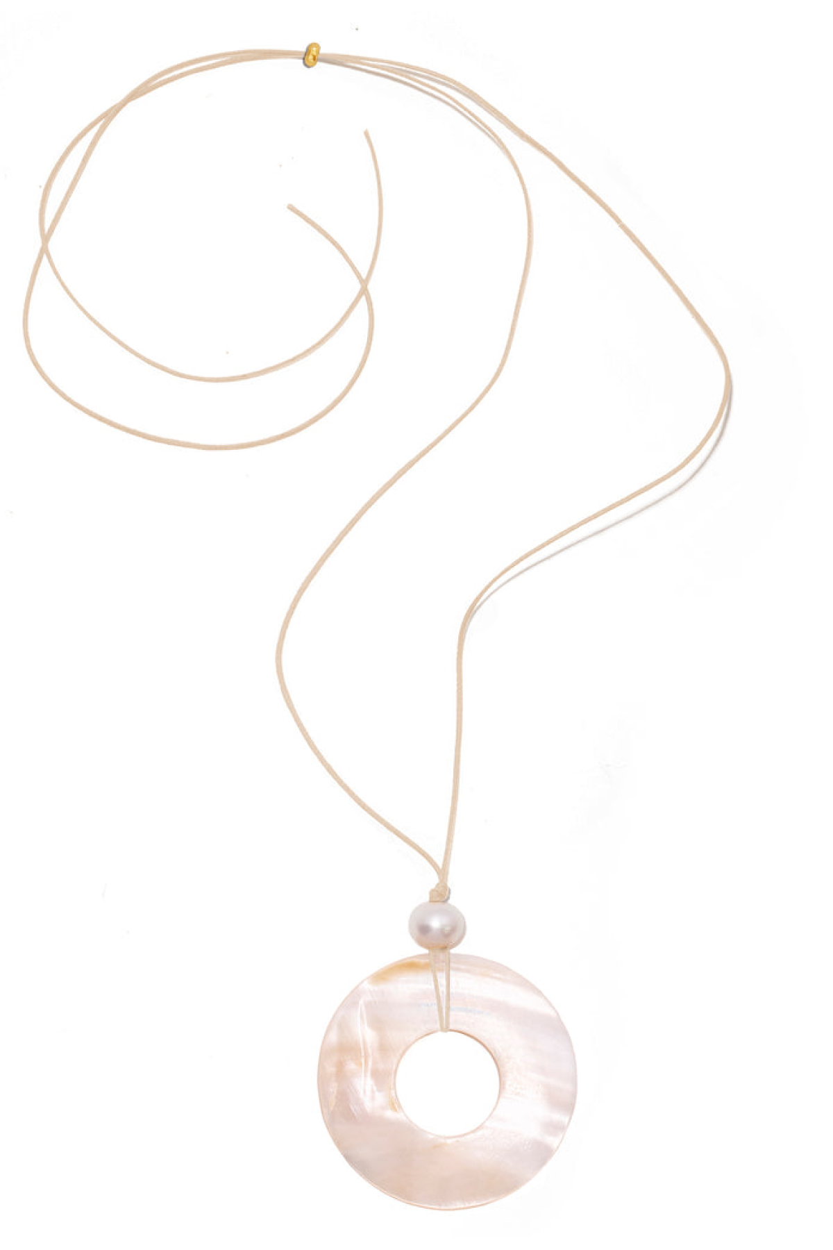 Frasier Sterling Monaco Cord Choker in Cream